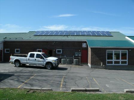 MicroFit PV installation at Community Living North Grenville, Kemptville, Ontario